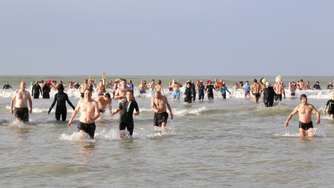 Où ont lieu les bains du Jour de l'An?