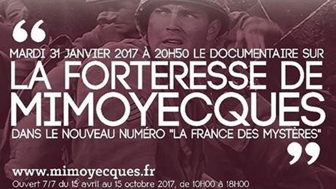 Un documentaire sur la forteresse de Mimoyecques mardi soir sur RMC découverte.