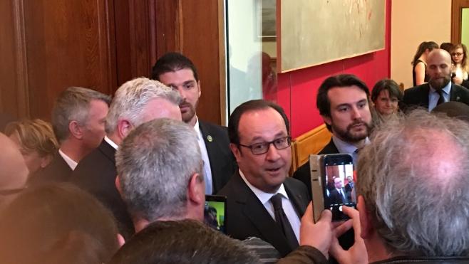 Boulogne : dernière visite express du président Hollande