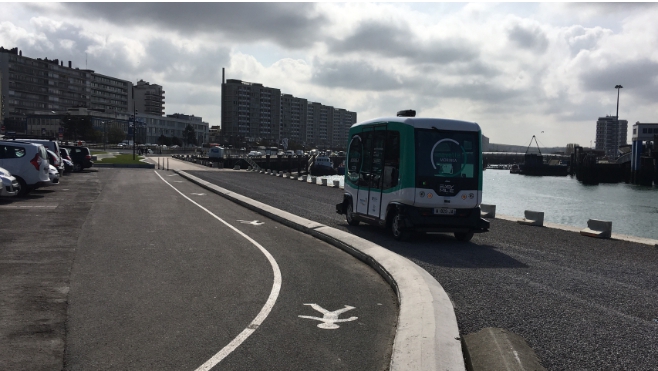 Morinéa, la navette autonome a fait ses premières longueurs sur le port de Boulogne !