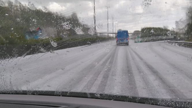 Attention, des averses de grêles et neige mêlées tombent sur la Côte d'Opale !