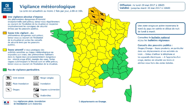 Alerte Orange Orage ce soir, mais la Côte d'Opale pourrait être épargnée !