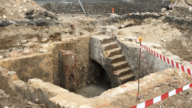 Boulogne sur mer : des vestiges du 19ième siècle sous la place de France !