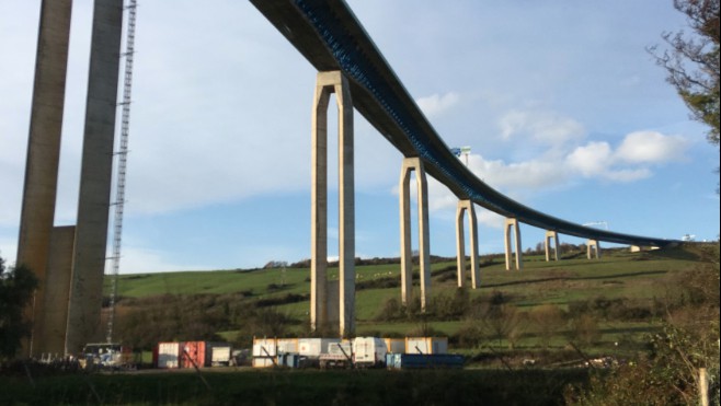 Les travaux sur le viaduc d'Echinghen sont prolongés d'un mois !