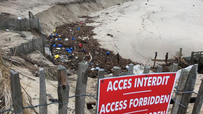 A Wissant, les travaux de ré-ensablement réduits à néant après la tempête