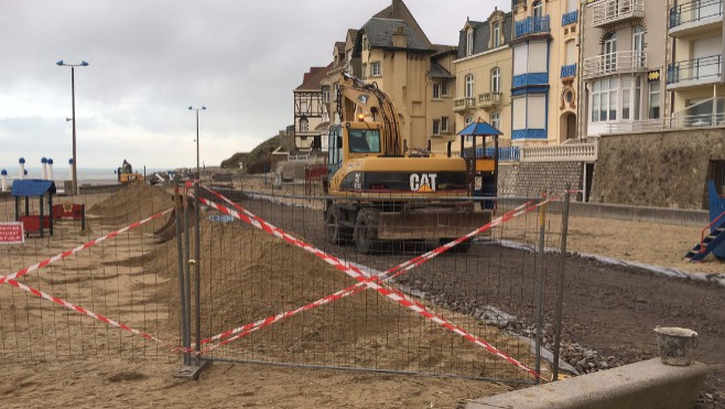 A Wimereux, près de 250 000 euros de travaux sont engagés pour la digue nord !