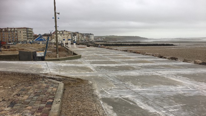 La consolidation de la digue de Wimereux bientôt terminée