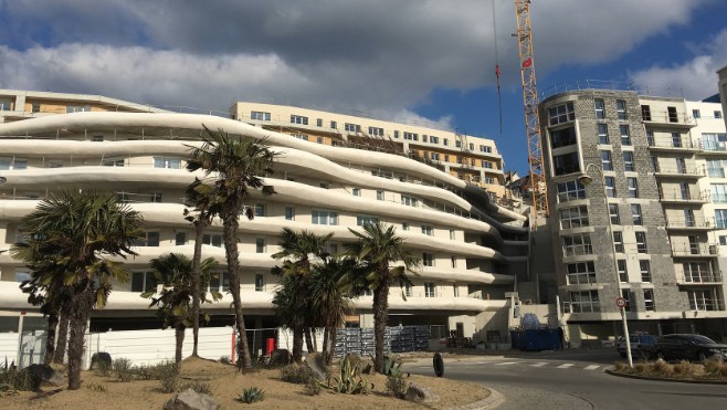 Boulogne : le chantier des Terrasses de la falaise  touche à sa fin !