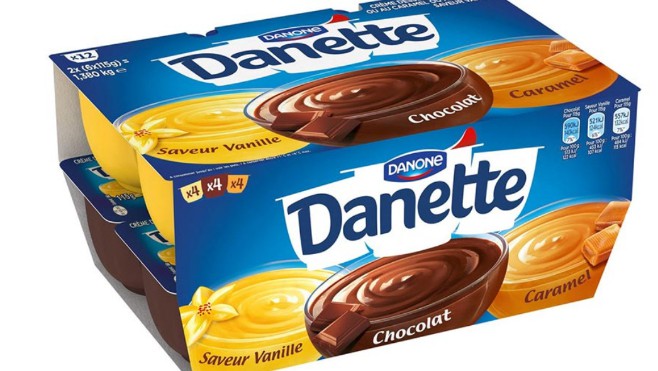 Des yaourts Danette sont rappelés par Danone.