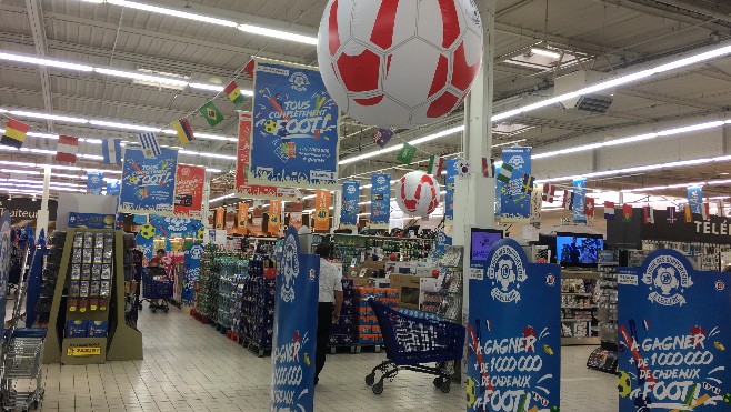 Le chiffre d'affaires des supermarchés boosté par la Coupe du Monde de football