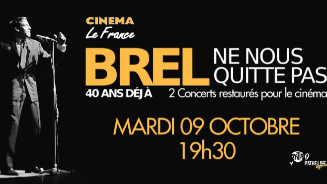 Les deux derniers concerts de Jacques Brel projetés au cinéma