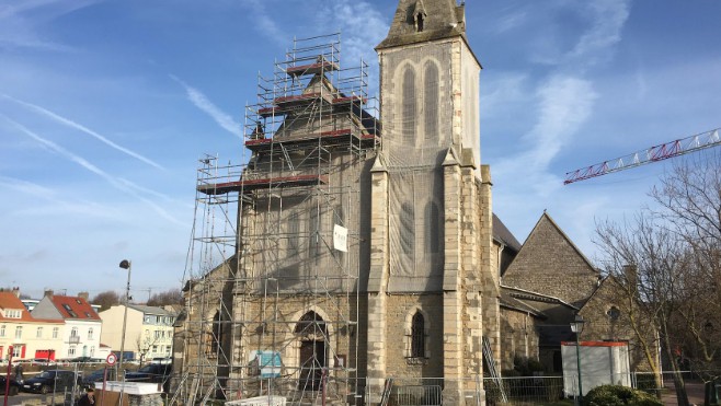 A Wimereux, une première tranche de restauration de l’Eglise a débuté !