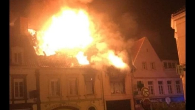 Important incendie cette nuit à Marquise