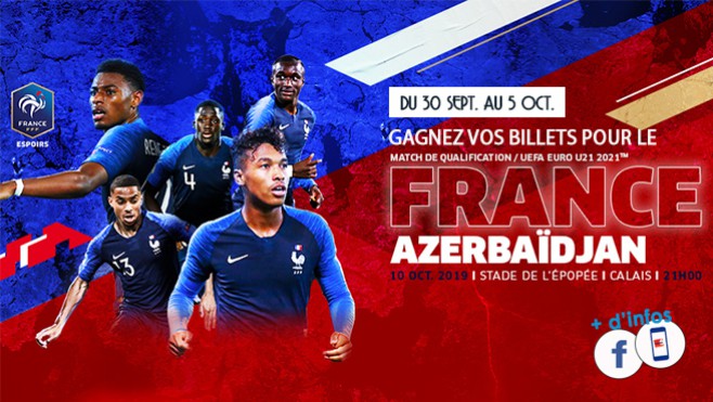 Gagnez vos billets pour le match de foot FRANCE