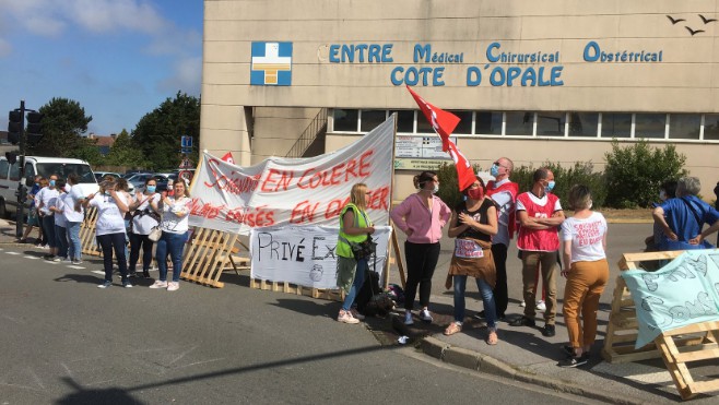 Une grève reconductible est lancée à la Clinique de la Côte d’Opale ! 