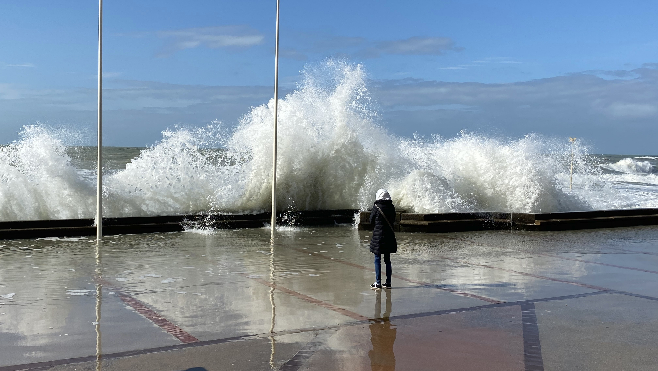 Le vent a soufflé cette nuit à 123km/h au Cap Gris Nez, 107km/h à Boulogne-sur-mer