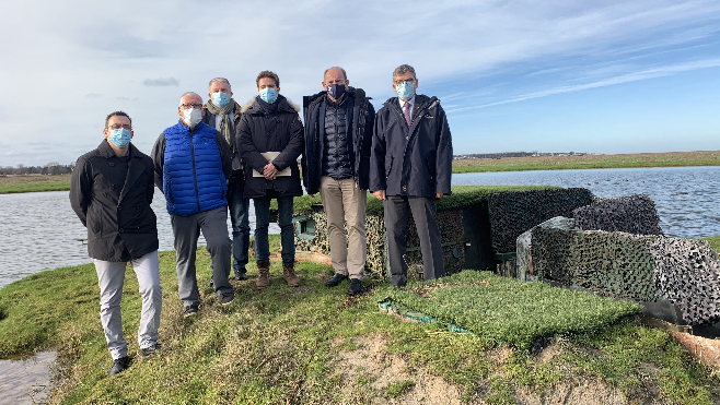 Les chasseurs ont profité de la visite d'un député européen pour expliquer leurs revendications