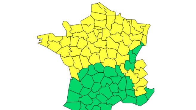 Les Hauts-de-France placés en vigilance jaune aux orages par Météo France