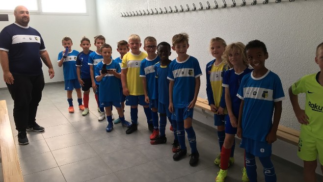 Les 610 petits footballeurs portelois ont de nouveaux vestiaires !