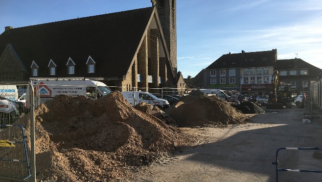 C'est parti pour un an de travaux place de l'Eglise au Portel