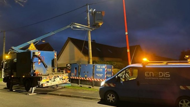 16 000 clients toujours privés d’électricité aprés le passage des tempêtes Eunice et Franklin