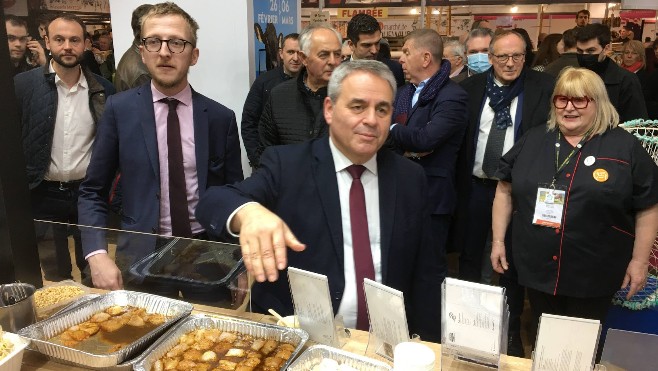 Au salon de l'agriculture, Xavier Bertrand a rappelé les atouts de la Région.