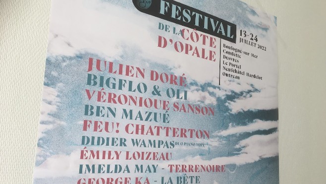 Julien Doré, Bigflo et Oli, Ben Mazué et Feu Chatterton au Festival de la Côte d'Opale 2022. 