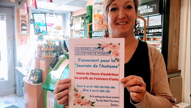 A Outreau, une vente de fleurs est organisée pour Inès, jeune autiste de 17 ans.