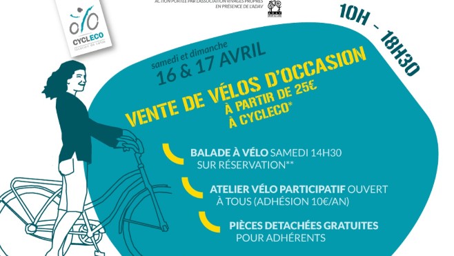 Achetez un vélo d'occasion à la boutique éphémère ce week-end !