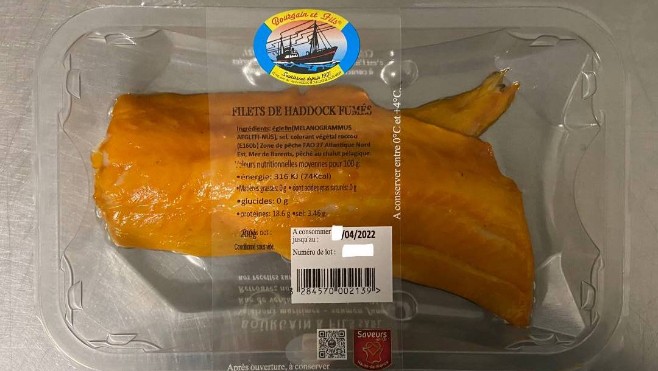 Boulogne: des filets de haddock fumés de Bourgain & Fils rappelés pour des traces de listeria