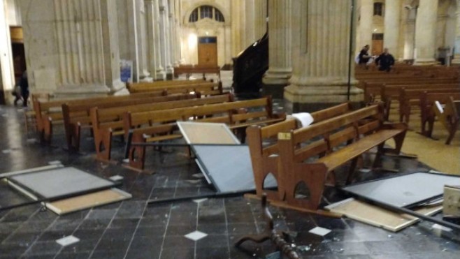 Basilique saccagée à Boulogne: l'homme suspecté a été hospitalisé d'office 