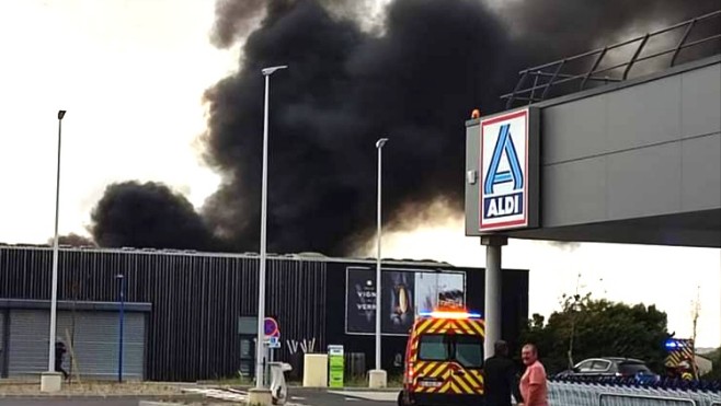 Début d'incendie au magasin Gamm Vert de Wimereux