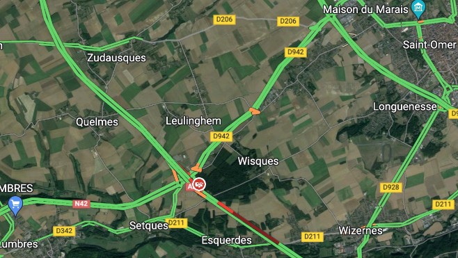 Un mort dans un violent accident sur l'A26 samedi matin. 