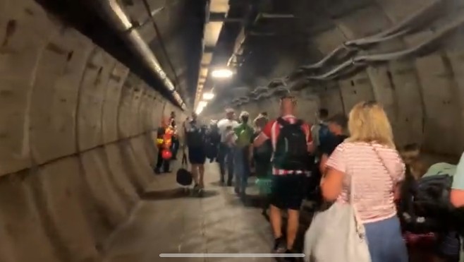 Des passagers bloqués hier soir dans le Tunnel sous la Manche