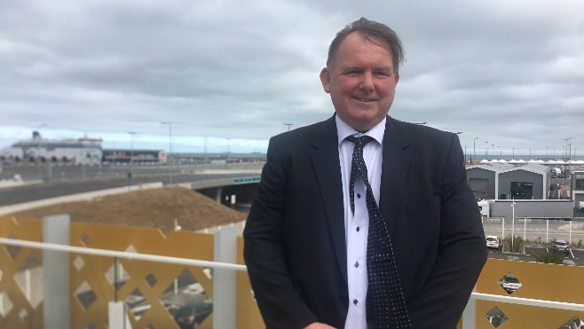 François Lavallée, le nouveau président du port de Boulogne-Calais entend développer le trafic