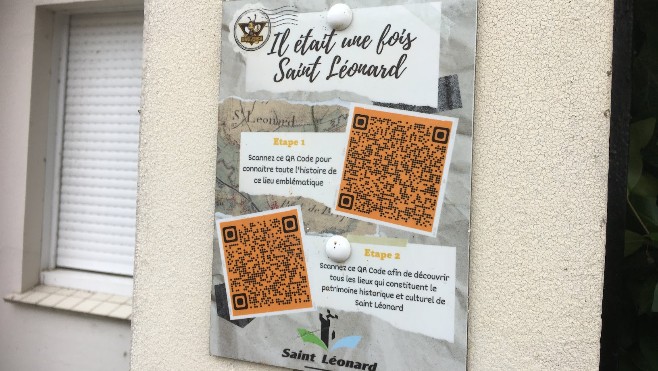 Pour les journées du patrimoine, redécouvrez Saint-Léonard grâce à des QR Codes... 