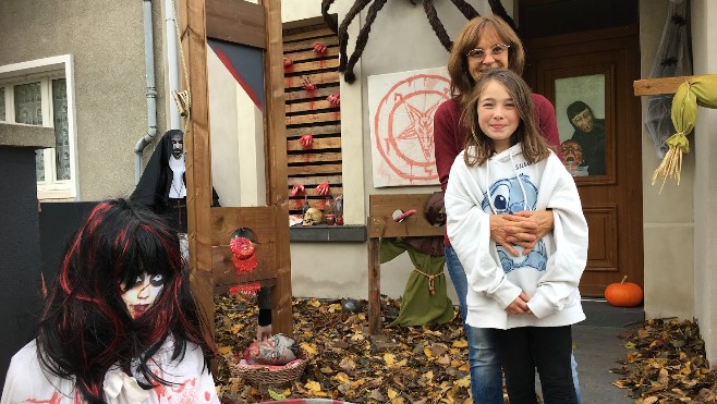 A Wimille, la famille Gérard a décoré sa maison pour Halloween.