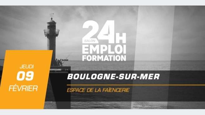 Plus de 300 postes à décrocher au Forum 24H pour l'Emploi à Boulogne sur mer.