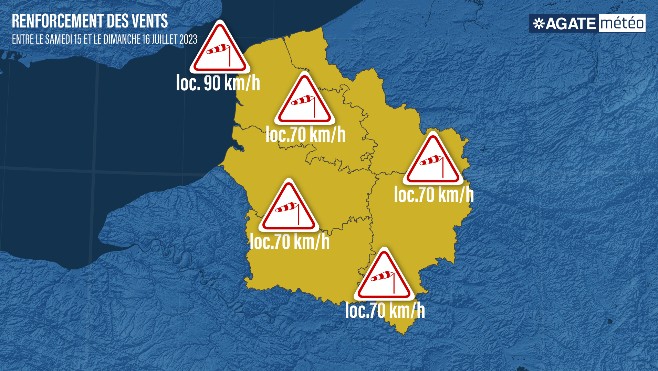 Météo: des rafales jusqu'à 90km/h attendues ce samedi sur le littoral