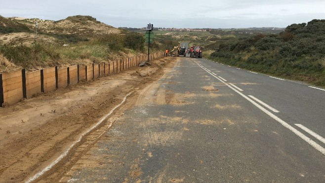 Les travaux de la véloroute maritime avancent entre Wimereux et Ambleteuse. 