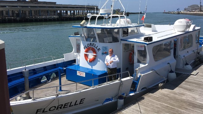 A Boulogne sur mer, le bateau promenade La Florelle a été vendu en Bretagne !