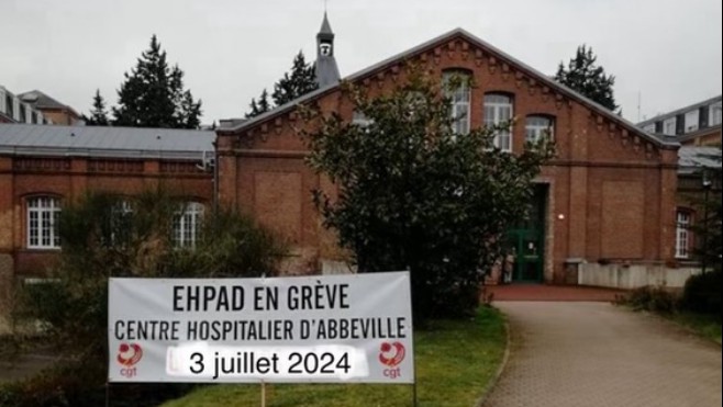 Mouvement de grève à l’Ehpad Georges Dumont d’Abbeville