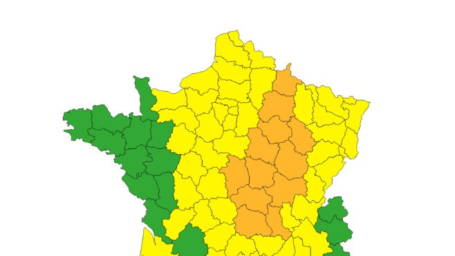 Nouvelle vigilance jaune pour orages ce samedi dès 18h