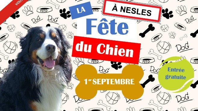 La deuxième Fête du chien se déroule dimanche à Nesles. 