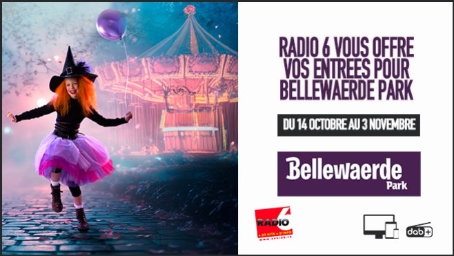 Radio 6 vous offre vos entrées pour Bellewaerde Park