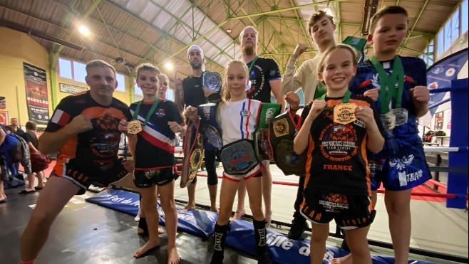 Boulogne-sur-mer :  le MMA Pancrace Académie décroche 5 titres de champions du monde ! 