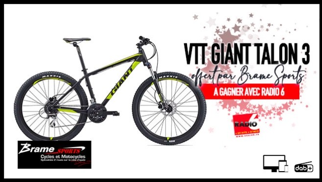 Grand jeu de noël - Gagnez votre VTT GIANT TALON 3 avec Brame Sports à Calais