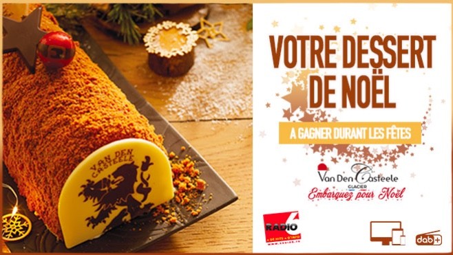 Grand jeu de noël - Gagnez votre dessert de noël avec les glaciers Van Den Casteele