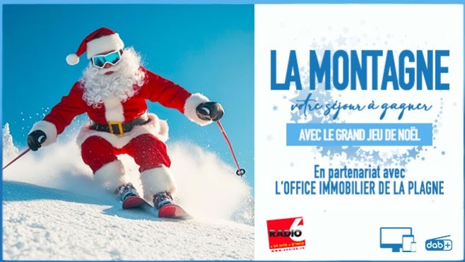 Grand jeu de noël - Gagnez une semaine à la montagne avec l'office immobilier de La Plagne