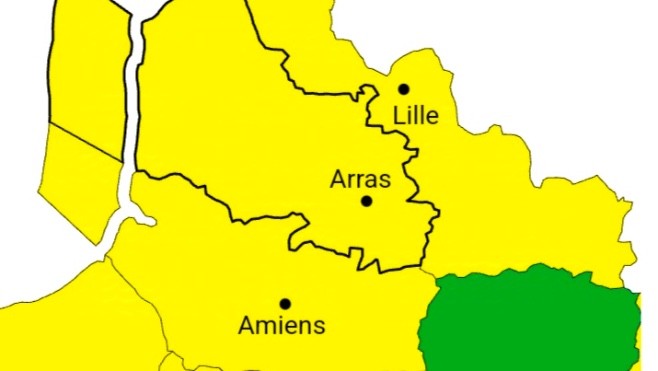 Le Nord, le Pas-de-Calais et la Somme en vigilance jaune pour vents violents ce mercredi 1er janvier. 